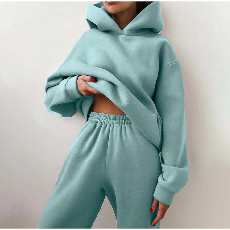 Oversized Hoodie and Joggers Set