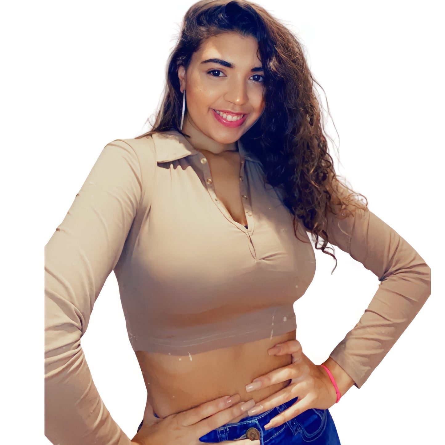 Cappuccino Lexy Crop Top