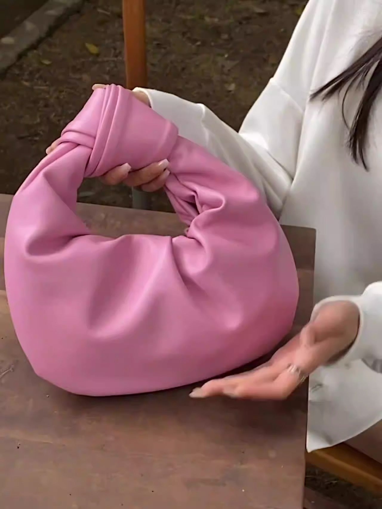 Cloudy Knot Bag