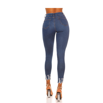 High Waist Ripped Jeans